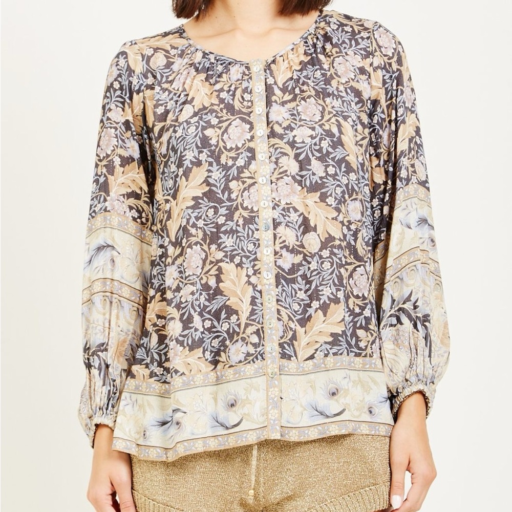 Spell & The Gypsy Oasis Blouse in Nightshade
